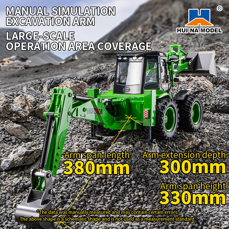 Huina 1579 1:14 RC Backhoe Loader (2025 MODEL )