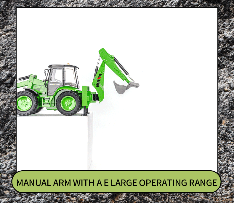Huina 1579 1:14 RC Backhoe Loader (2025 MODEL )