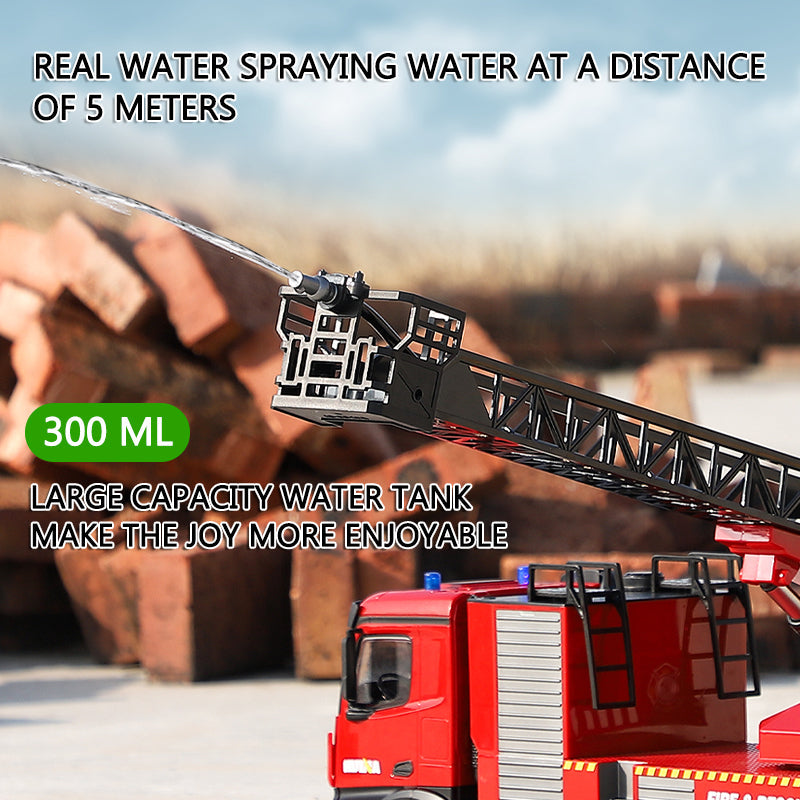 Huina 1561 1:14 Rc Simulation Fire Truck ( 2025 MODEL )