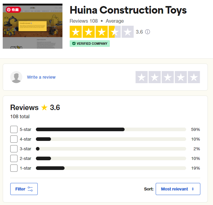 Reviews About Huina Construction Toys