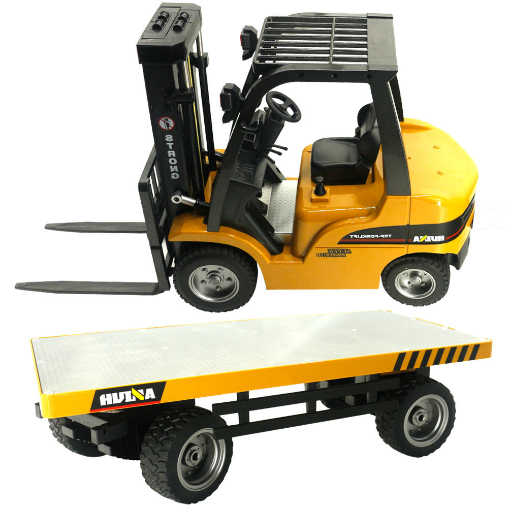 Huina 1576 1:10 RC Forklift + Flat Bed (2024 Model)