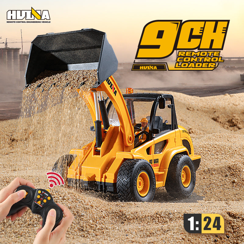 Huina 1518 1:24 Remote Control Bulldozer Toy