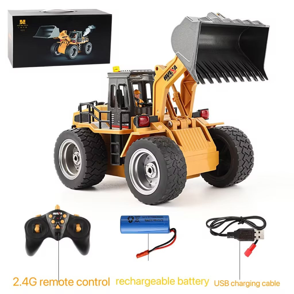 Huina 1532 1：18  Nine-channel semi-alloy Remote Control Bulldozer (2024 Model )