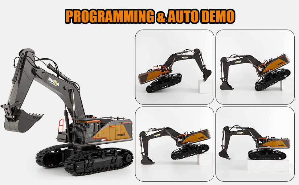 Huina 1592 1:14 Remote Control Excavator (2024 Model)