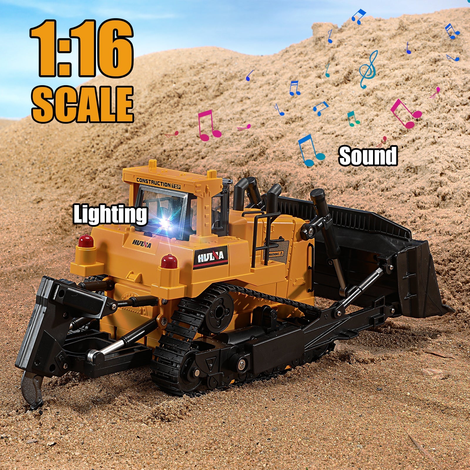 Huina 1554 1:16 RC Dumper  (2024 Model )