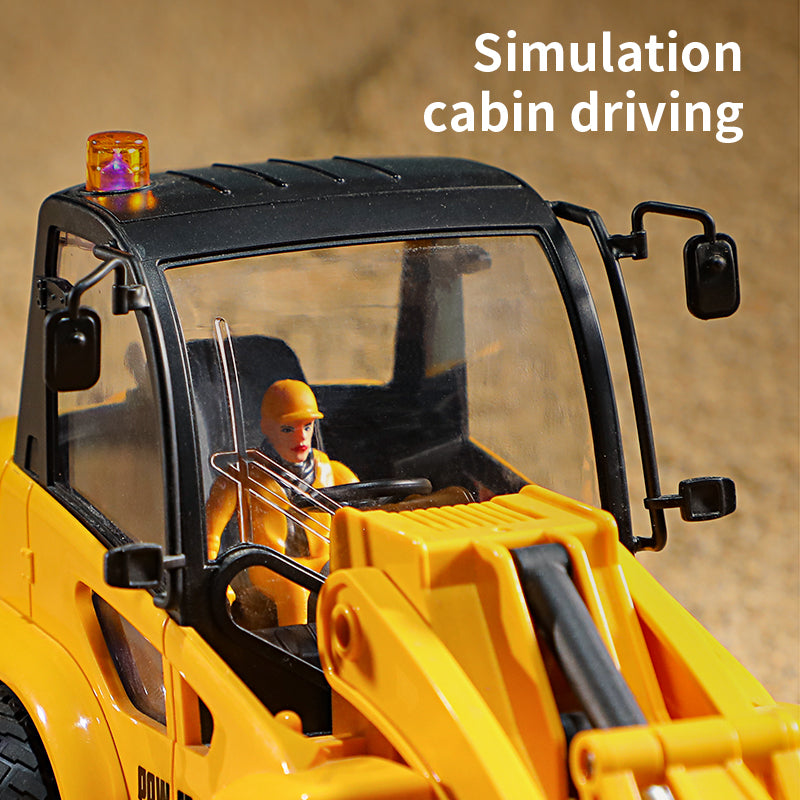 Huina 1518 1:24 Remote Control Bulldozer Toy