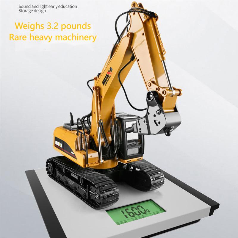 Huina 1560 1:14 Semi-alloy Remote Control Demolition Machine Toy