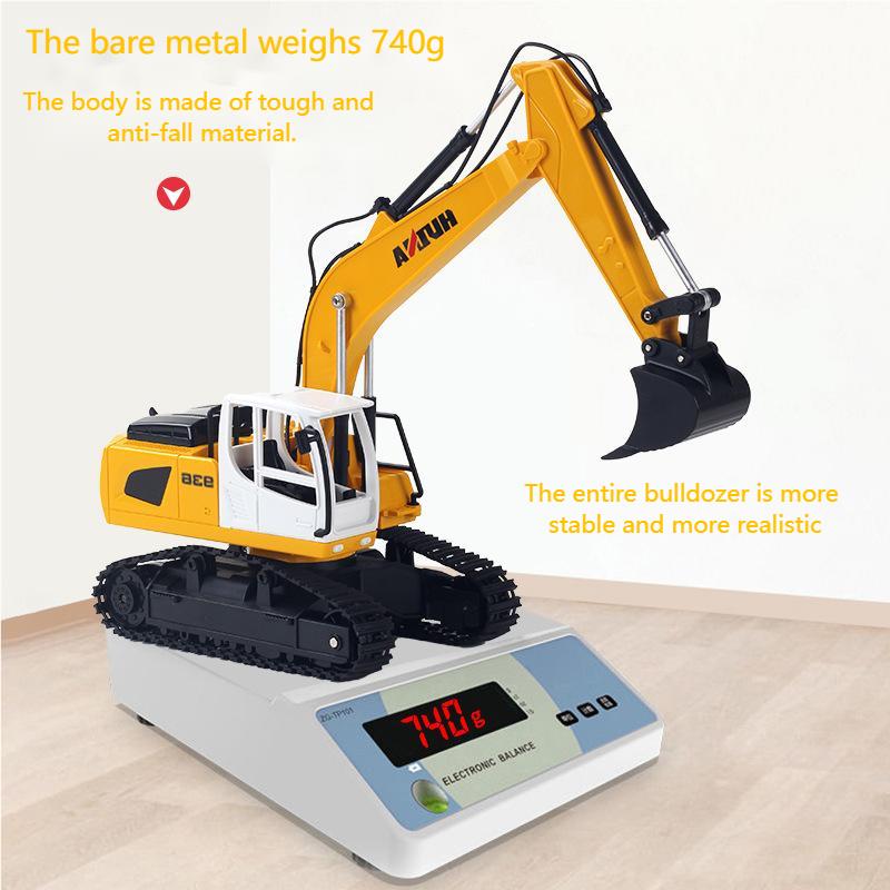 Huina 1516 1:24 Remote Control Excavator Toy