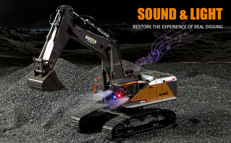 Huina 1592 1:14 Remote Control Excavator (2024 Model)