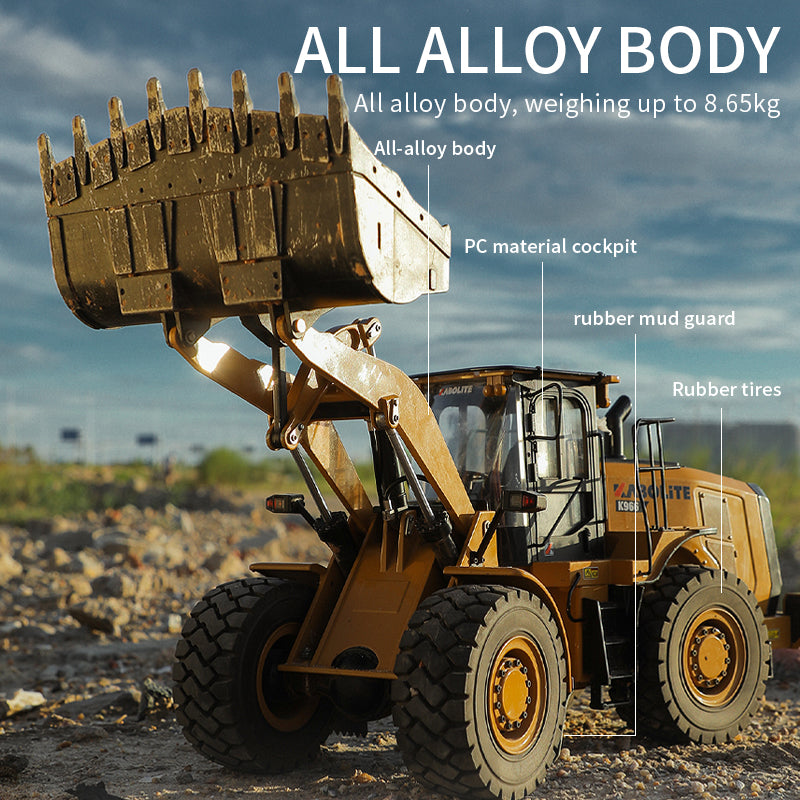 Kabolite K966 HYDRAULIC RC Wheel Loader (2025 Model)