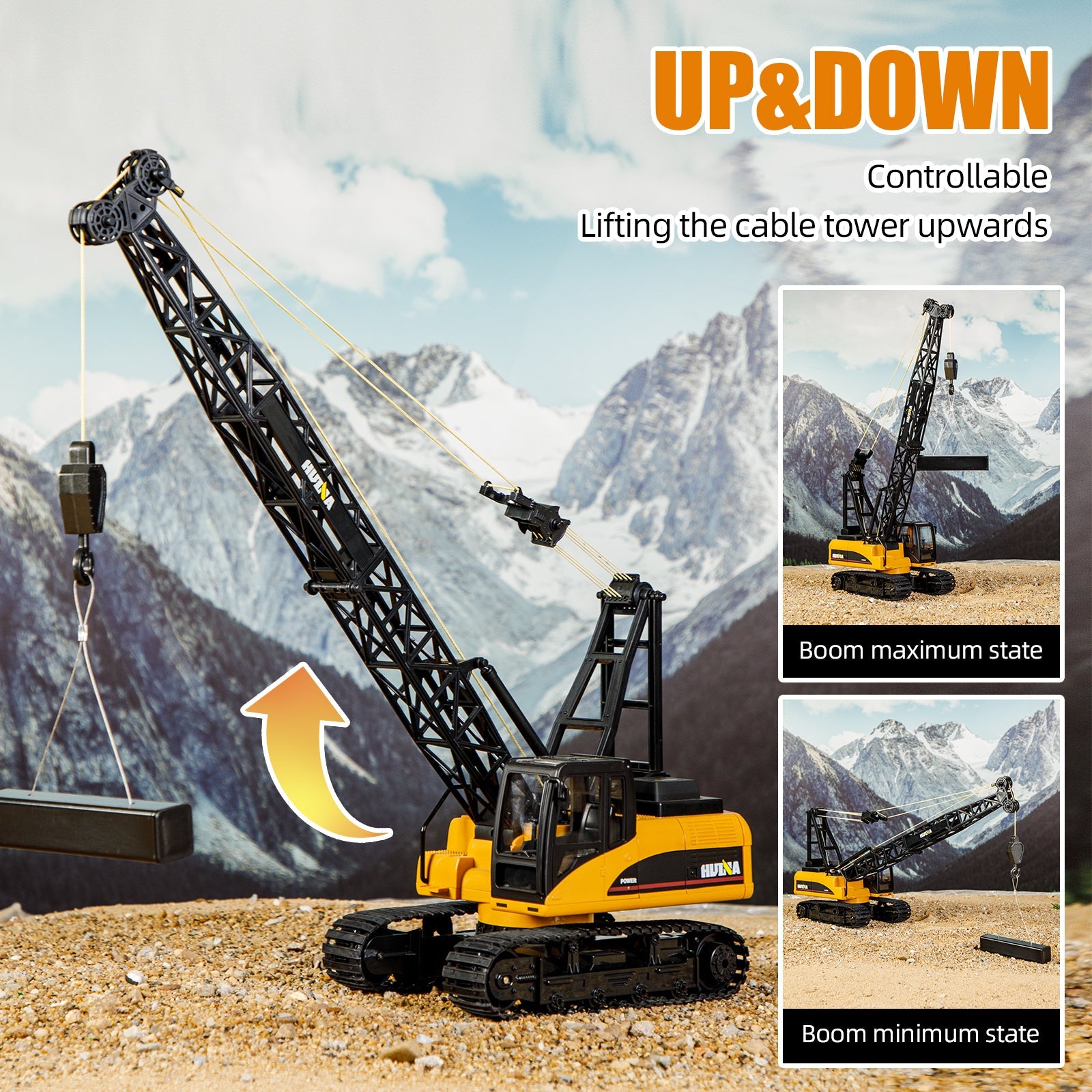 Huina 1572 1:14 RC Crane (2025 MODEL )
