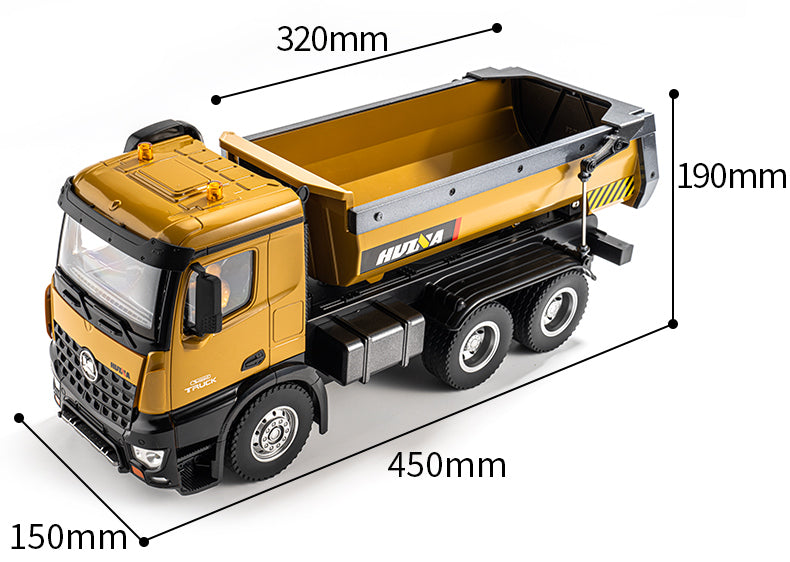 Huina 1573 1:14 Dump Truck (2024 Model)