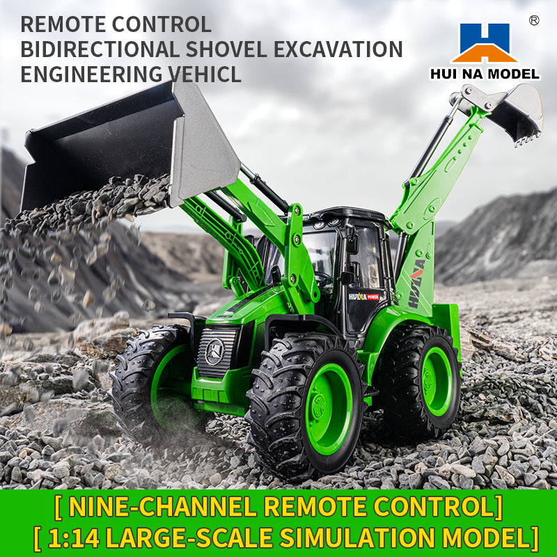 Huina 1579 1:14 RC Backhoe Loader (2024 Model)