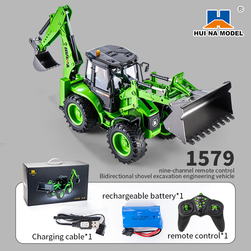 Huina 1579 1:14 RC Backhoe Loader (2024 Model)