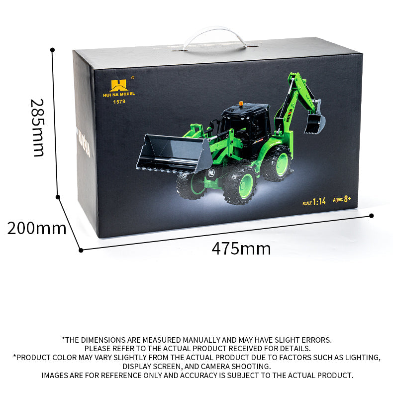 Huina 1579 1:14 RC Backhoe Loader (2024 Model)