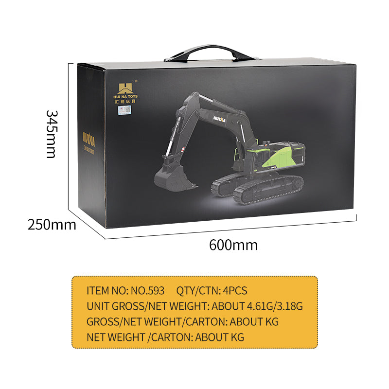 HUINA 1593 1:14  RC EXCAVATOR (2024 MODEL)