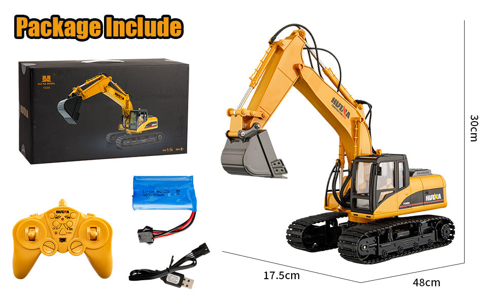 Huina 1535 1:14 RC Excavator (2024 Model)