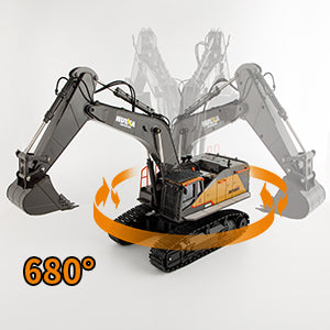 Huina 1592 1:14 Remote Control Excavator (2024 Model)