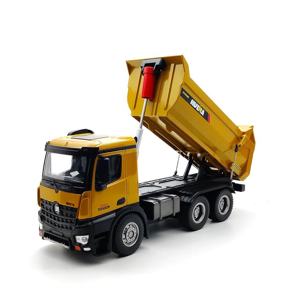 Huina 1582 1:14 All Metal Heavy Duty Dump Truck Toy (2024 Model)