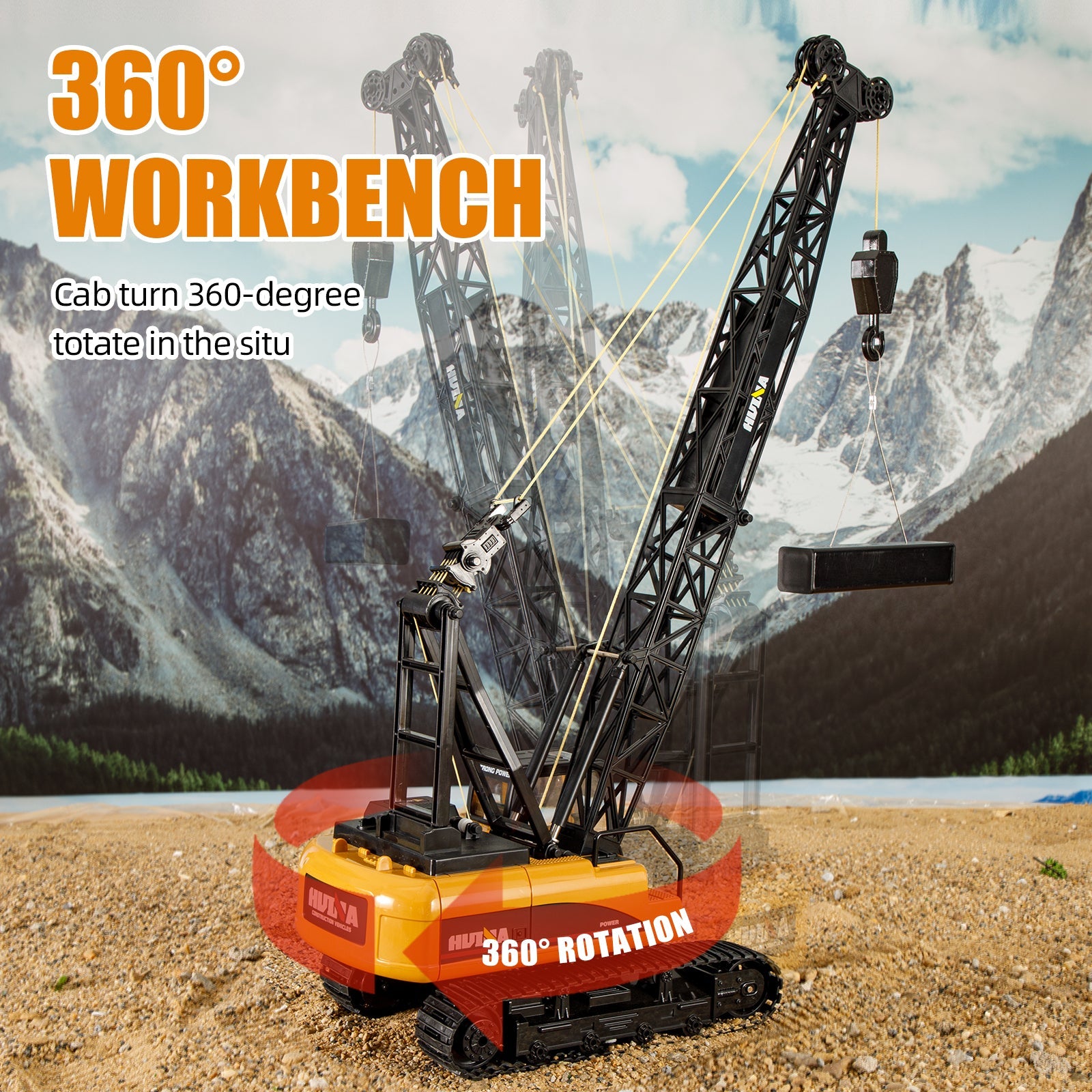 Huina 1572 1:14 RC Crane (2025 MODEL )