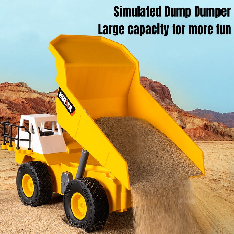 HUINA 1515 1:24 Remote Control Dump Truck + Bulldozer