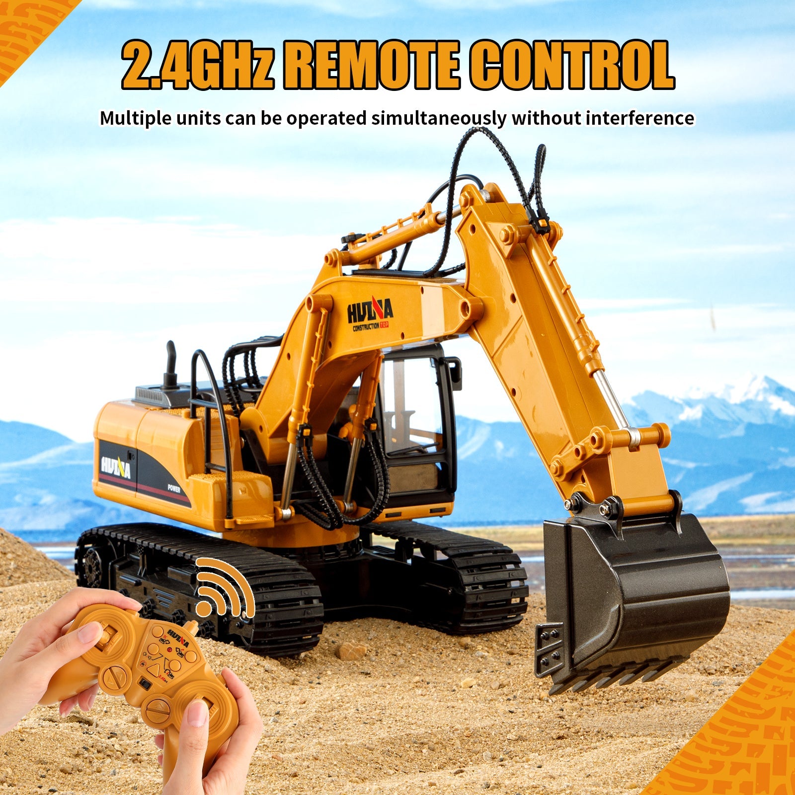 Huina 1535 1:14 RC Excavator (2024 Model)