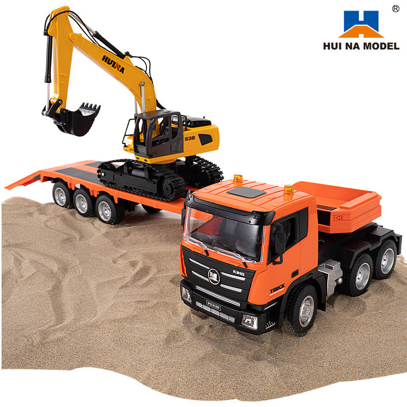 Huina 1319 1:24 RC Flatbed and Excavator (2024 Model )