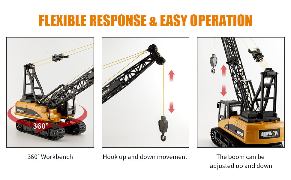 Huina 1572 1:14 RC Crane (2025 MODEL )