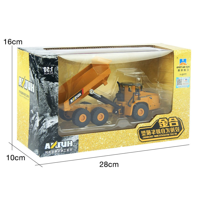 Huina 1712 1:50 Alloy Diecast Dump Truck